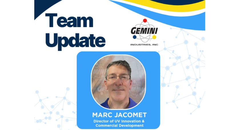 Gemini Appoints Marc Jacomet Director of UV Innovation & Commercial Development